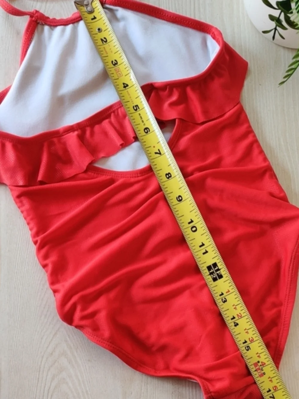 Disney Eleanor of Avalor Little Girls Red Swimsuit Size 5/6